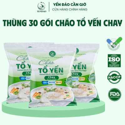 Yến Đảo - Gói Cháo Yến Chay Chất Lượng Giàu Dinh Dưỡng Ăn Liền Tiện Lợi Cho Mọi Người