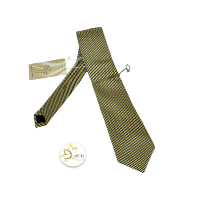 QUÀ TẶNG CHO NAM - Cà Vạt Lụa Cao Cấp Sen Silk Cavats15 - Silk Ties - Vietnamese Gifts - Quà Tặng Sự Kiện - Size 153x8cm - Men Neck Ties