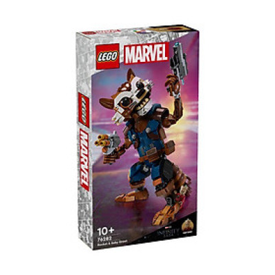 Đồ Chơi Lắp Ráp Mô Hình Nhân Vật Rocket LEGO SUPERHEROES 76282 (566 chi tiết)