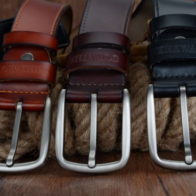 Thắt Lưng Da Bò Chính hãng COWATHER XF013 Đen