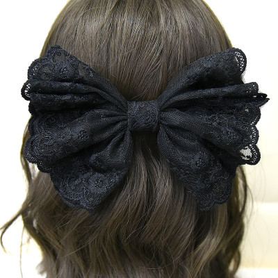 Kẹp tóc ren mềm mại siêu xinh KAH176 phong cách Vintage