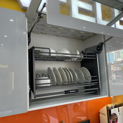 Kệ chén di động tủ trên Ecalite EL-N4117G - Tủ ngang 700mm - thép Carbon phủ Nano 5 lớp - Hàng chính hãng