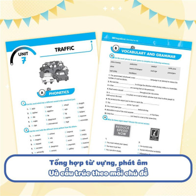 Sách - Big 4 Bộ Đề Tự Kiểm Tra 4 Kỹ Năng Nghe - Nói - Đọc - Viết Tiếng Anh Cơ Bản Và Nâng Cao Lớp 7 - Tập 2 - Megabook