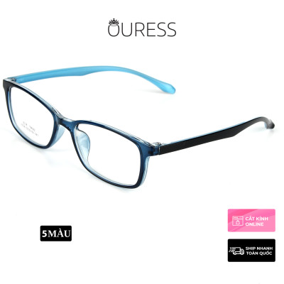 Gọng kính nhựa dẻo thời trang nam nữ siêu nhẹ siêu bền Ouress 2036