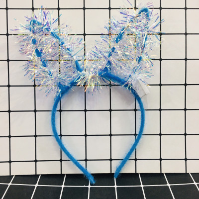 Bờm tai thỏ kim tuyến có đèn ( Mẫu ngẫu nhiên )