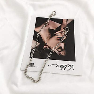 Dây xích đeo quần nhiều tầng mix các loại xích hip hop