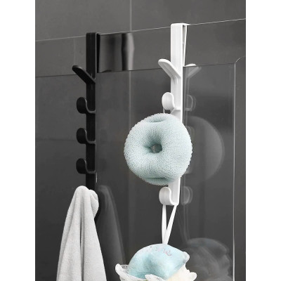 Móc Nhựa 5 Móc Dọc Treo Đồ Cài Cửa , Tủ Tiện Lợi