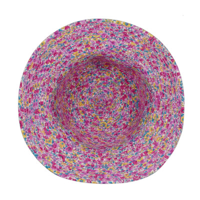 Nón nữ vành rộng 7cm mũ tai bèo mũ vành tròn cao cấp được gắn nhiều mẫu hoa khác nhau thiết kế riêng biệt