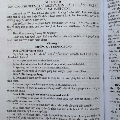 Sách Luật Xử Lý Vi Phạm Hành Chính sđ, bs 2024 – Hệ Thống Những Văn Bản Quy Định Chi Tiết Thi Hành (V2556T)