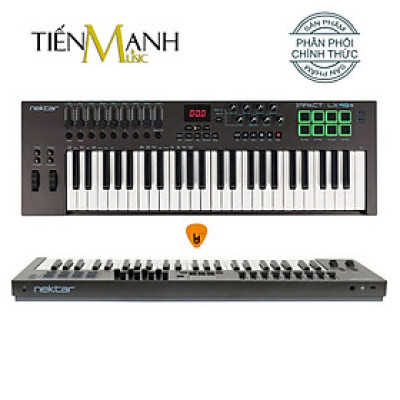 Nektar LX49+ Midi Keyboard Controller 61 Phím Cảm ứng lực Bàn phím sáng tác - Sản xuất âm nhạc Producer LX49 Hàng Chính Hãng - Kèm Móng Gẩy DreamMaker