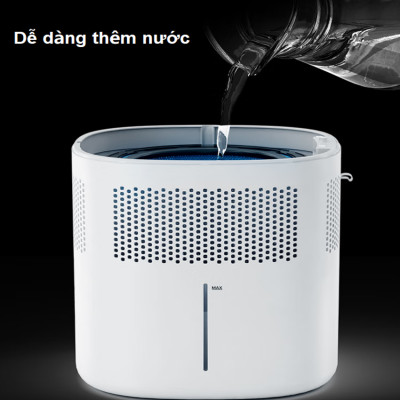 Máy tạo độ ẩm công nghệ NanoCloud Philips HU5969 tia UV khử khuẩn - Dùng cho phòng diện tích 85m2 - Hàng nhập khẩu