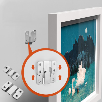 Móc Treo Tranh KUNBE Pát Treo Khung Ảnh Chốt Giữ Tấm Hình Đồ Nội Thất Lên Tường Tiện Lợi