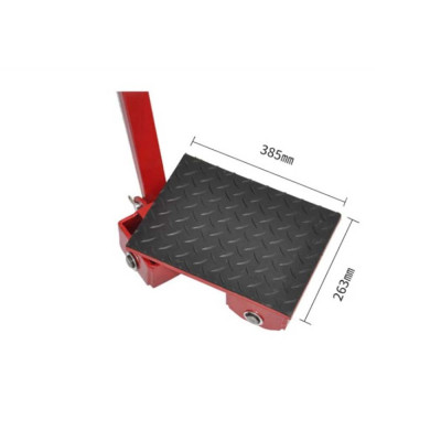 Rùa Tay Quay 180 ABG 6 Tấn - Con Lăn Của Rùa Đẩy Kéo Hàng Làm Bằng Chất Liệu Chống Mài Mòn, Áp Lực - Hàng Chính Hãng 