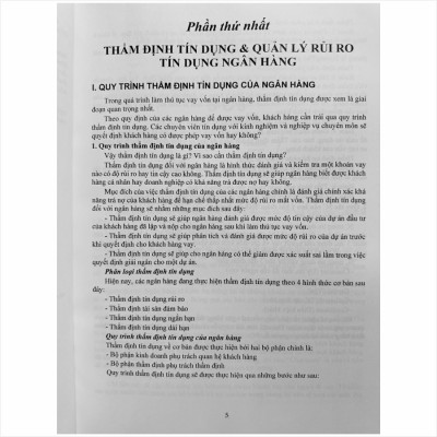 Sách Thẩm Định Tín Dụng – Quy Định Về Quản Lý Rủi Ro và Luật Các Tổ Chức Tín Dụng (V2418D)