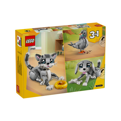 LEGO CREATOR 31163 Đồ Chơi Lắp Ráp Chú Mèo Tinh Nghịch (407 Chi Tiết)