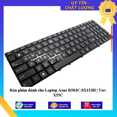 Bàn phím dùng cho Laptop Asus R503C-SX153H | Ver: X55C - Hàng Nhập Khẩu New Seal