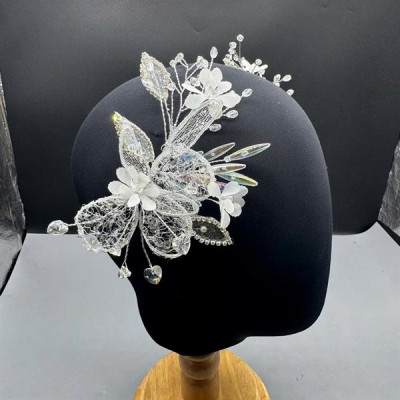 Cài tóc cô dâu lưới đính đá mẫu mới tp HCM t9/2024