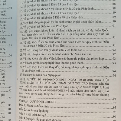 Hệ Thống Các Nghị Quyết Của Hội Đồng Thẩm Phán Tòa Án Nhân Dân Tối Cao Về Hành Chính, Kinh Tế, Thương Mại Và Hôn Nhân Gia Đình Từ Năm 2000 Đến 2023 