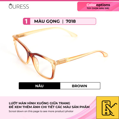 Gọng nhựa acetate 7018 siêu nhẹ siêu bền thời trang sang trọng OURESS