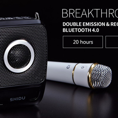 Máy Trợ Giảng Không Dây Shidu SD-S92 (02 Micro) - Hàng Chính Hãng