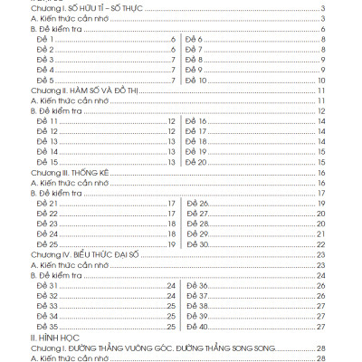 	100 Đề Kiểm Tra Toán 7 _KV