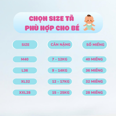 Tã quần trẻ em Enjoy New mềm mại thấm hút tốt Gói lớn M/L/XL 28-40 miếng