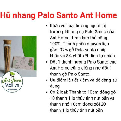 Hương Nhang Palo Santo và nhang xô thơm trắng nguyên chất
