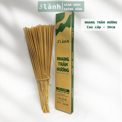 Nhang Trầm Hương Sạch Cao Cấp 30-40cm ,100-400gr 3 Lành Tự Nhiên 100% 7-12 Năm Trầm Thờ Cúng Thư Giãn Tài Lộc Dâng Hương Tôn Giáo