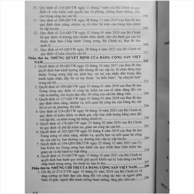Tổng Hợp 35 Văn Bản của Đảng Cộng Sản Việt Nam - Mỗi Đảng Viên Cần Nắm Rõ (V2350T)