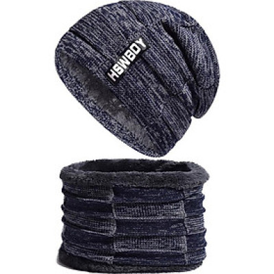 Combo Mũ len nam và khăn quàng cổ