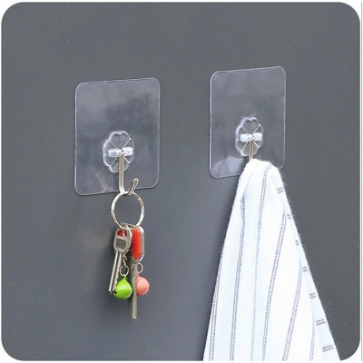 ROGTZ - Bộ 02 Móc dán treo tường Dính mọi chất liệu Nhựa Mica Nhôm Gỗ Kính Đá Gạch men Tường sơn Tường vôi Tường thạch cao Treo trọng lượng 2kg Lắp đặt nhanh Dễ dàng tháo gỡ Chất liệu nhựa Nhà bếp Phòng tắm Phòng ngủ Phòng Khách - Hàng chính hãng 