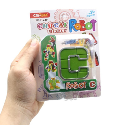 Đồ Chơi Lắp Ráp Biến Hình Robot Chữ Cái C - Cresta DK81229