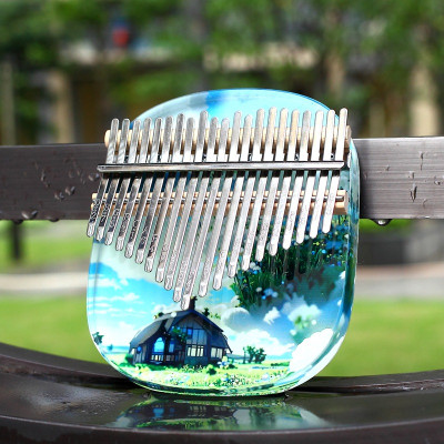 Đàn Kalimba 17 Phím - Đàn Kalimba Thumbs Piano Sử Dụng Ngón Tay | Tặng kèm búa chỉnh, khăn lau, dán nốt phím