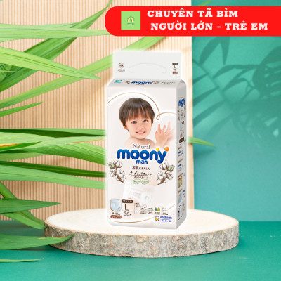 Tã Quần Moony Natural Bông Organic L36 (36 Miếng)