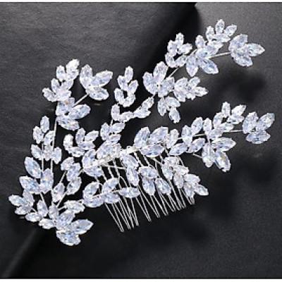 Ốp cài tóc cô dâu châu âu đá zincin có sẵn xược cài mẫu mới t1/2023