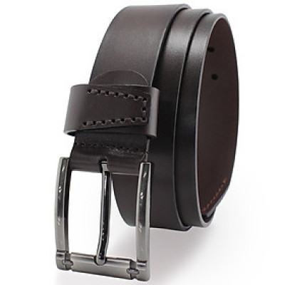 Dây Nịt Da Nam, Thắt Lưng Da Nam Smeraldo Sme_04_CB_ĐK4_MP8 Đầu Khóa Kim Da Bò Màu Đen, Nâu, Bò