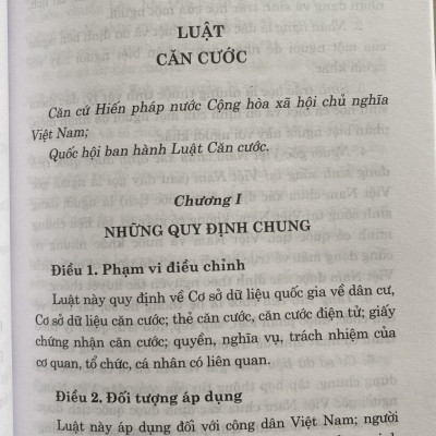 Luật Căn Cước