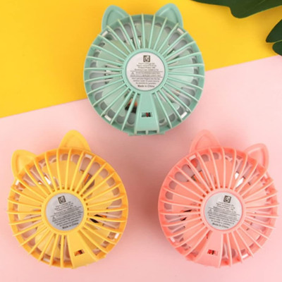 Đồ chơi quạt tròn có gương soi hình động vật (sạc USB) Value Toys - Mẫu ngẫu nhiên