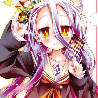 Tranh Poster SET 3 tấm No Game, No Life A4 tấm khác nhau