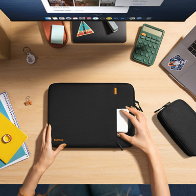 Túi chống sốc Tomtoc Defender-A13 Laptop Sleeve Kit MBook 13 inch A13C2 - Hàng chính hãng