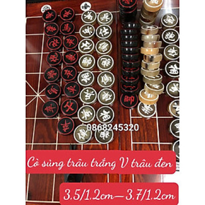 Quân cờ sừng trắng kt 3.5×1.2cm 