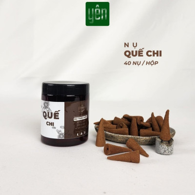 Nụ Quế Chi Sạch Ít Khói Hộp 40 Nụ Yên Tự Nhiên Không Hóa Chất Thờ Cúng Thư Giãn Xông Nhà Tẩy Uế