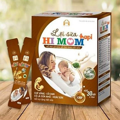 Lợi sữa Hi Mom Hapi - Sữa đặc hơn, thơm hơn, hỗ trợ tăng tiết sữa, giảm nguy cơ tắc tuyến sữa