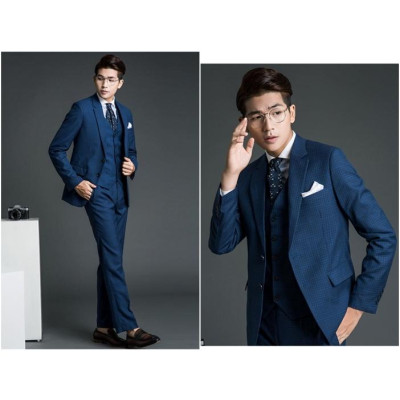 Cavat Bộ Cao Cấp Hàn Quốc 4 món Phụ Kiện - Full box kèm túi xách, Xanh bộ đội