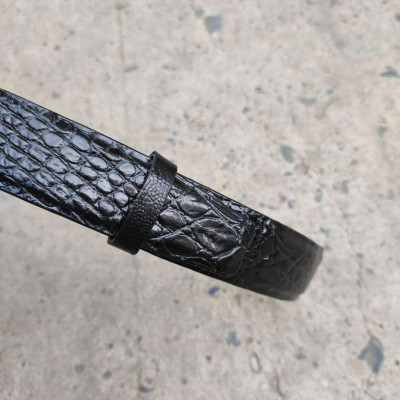 Thắt lưng Cá sấu Bông hông rất Mềm Và Bền TS111V (mặt vàng)