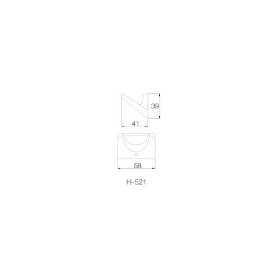 Móc treo - H-521 - INOX SUS 304