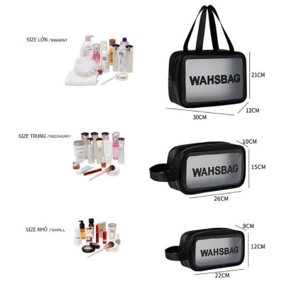 Set 3 Túi Đựng Mỹ Phẩm Chống Thấm Nước - Túi Trang Điểm Du Lịch Siêu Sang, Tiện Lợi - HÀNG CHÍNH HÃNG MINIIN