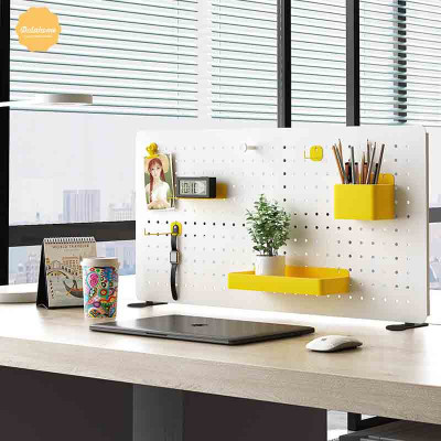 Bảng lỗ Pegboard Dola Home cao cấp dạng chân đứng để bàn để dụng cụ làm việc, tai nghe, mô hình, bàn phím, laptop