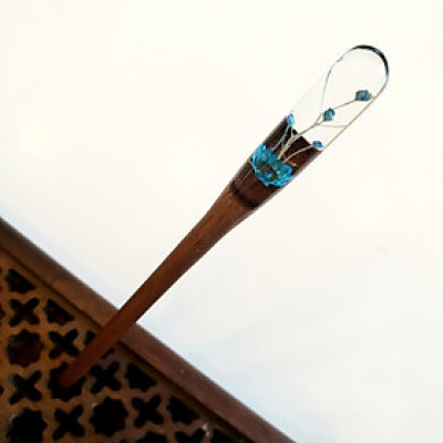 TRÂM CÀI TÓC GỖ-RESIN & SNOWY - BABY