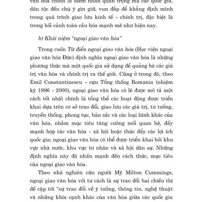 Ngoại giao văn hóa Mỹ trong hai thập niên đầu thế kỷ XXI - bản in 2024
